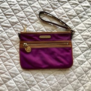 Rasberry Michael Kors Wristlet